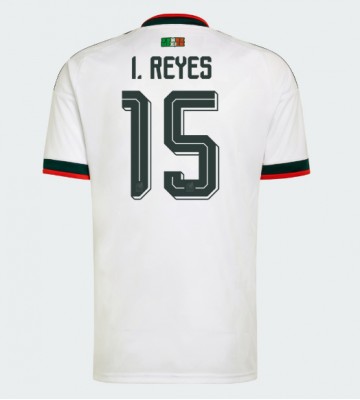 Mexico Israel Reyes #15 Udebanetrøje VM 2026 Kortærmet